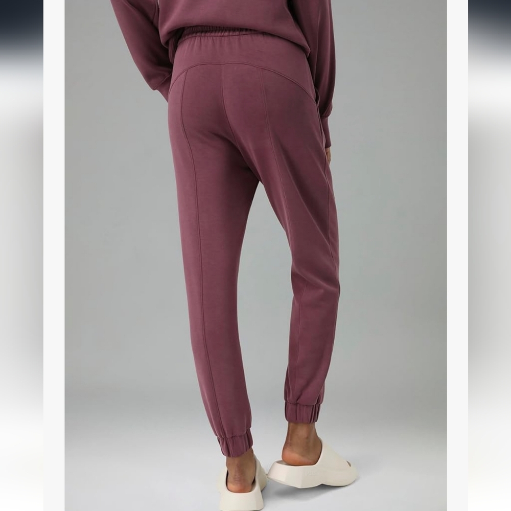 Women's Track Joggers in Mauve - Everyday Comfort